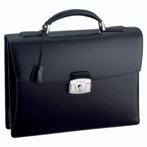 S.T. Dupont Line D Black Smooth leather Briefcase