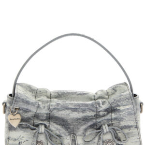 ACNE STUDIOS                        New Season                                                                                                                                                                                                                                                                                                                                                                                                                                  Mini Multipocket metallic-suede top handle bag