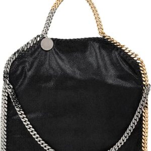 Stella McCartney women Falabella fold over handbags nero
