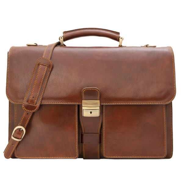 Leather Briefcase "Montreal"
