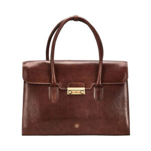 Ladies Large Leather Laptop Work Bag. 'The Fabia'