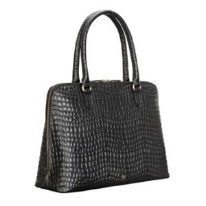 Ladies Leather Macbook Briefcase 'Fiorella Croco'