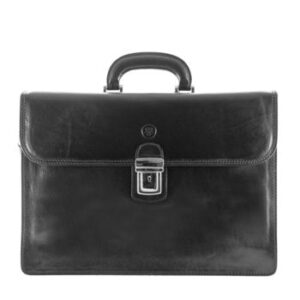 The Classic Italian Leather Briefcase. 'The Paolo2'