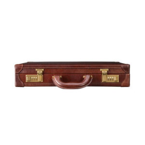 Personalised Luxury Leather Attaché Case. 'The Scanno'