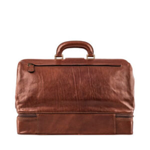 Italian Leather Doctors Bag. 'The Donnini L'