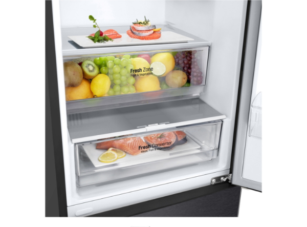 LG GBP62MCNAC No Frost fridge freezer – Energy efficient, spacious, Stainless Steel - Image 2