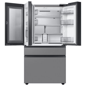 Samsung BESPOKE 36 inch 4 door refrigerator – Stainless Steel, 22.8 cu. ft., Water Dispenser