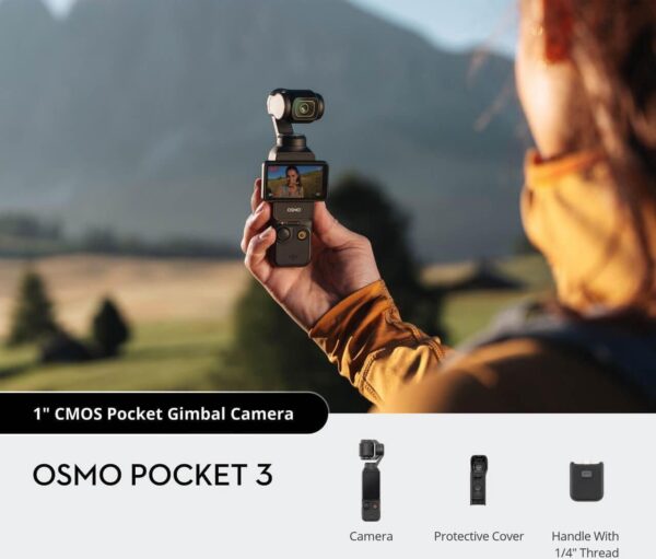DJI Osmo Pocket 3 Creator Combo 4K Ultra HD Action Camera - Black - Image 7